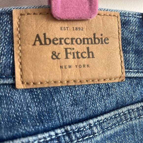 ABERCROMBIE & FITCH PATTERNED WOMEN JEANS SIZE 24 - Picture 7 of 11